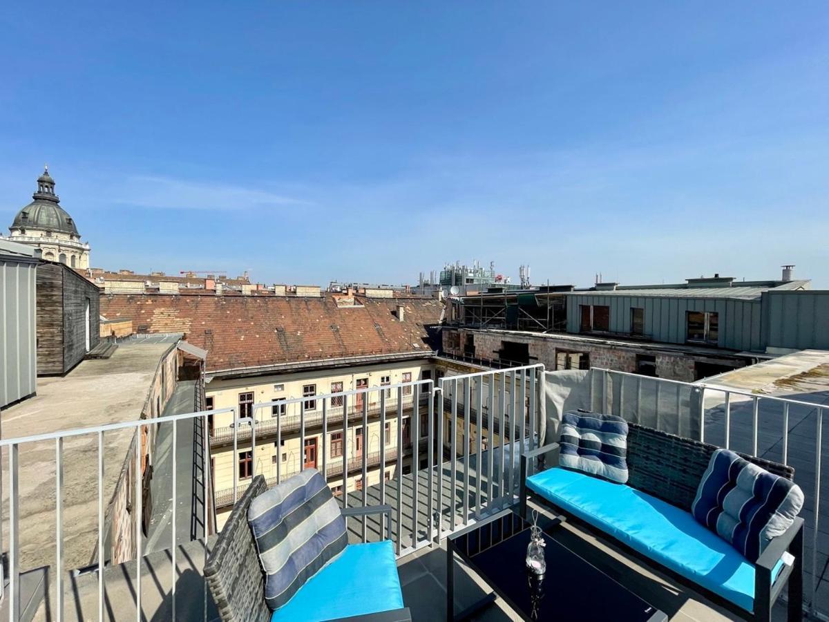 Penthouse W Private Rooftop And Free Parking Budapeste Exterior foto